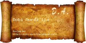 Dobi Aurélia névjegykártya